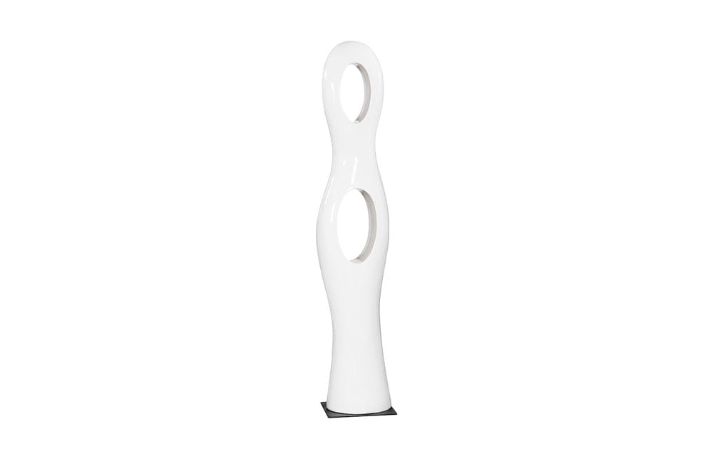 Phillips Collection - Double Circle Sculpture, Gel Coat White - PH118783 view 2