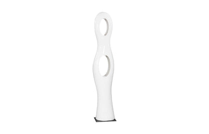 Phillips Collection - Double Circle Sculpture, Gel Coat White - PH118783 view 2
