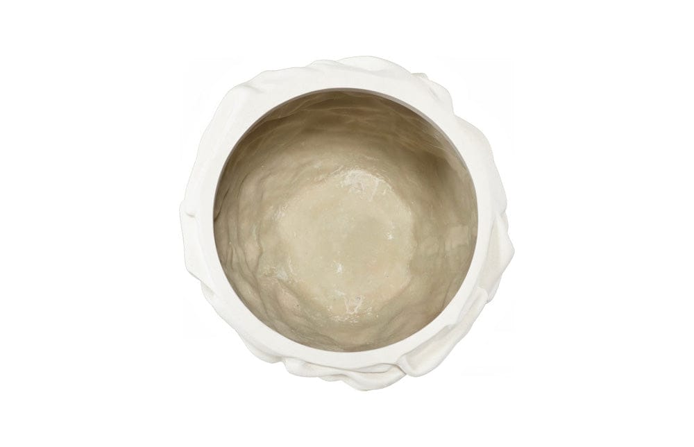 Phillips Collection - Drape Planter, White Stone, SM - PH119409 view 4