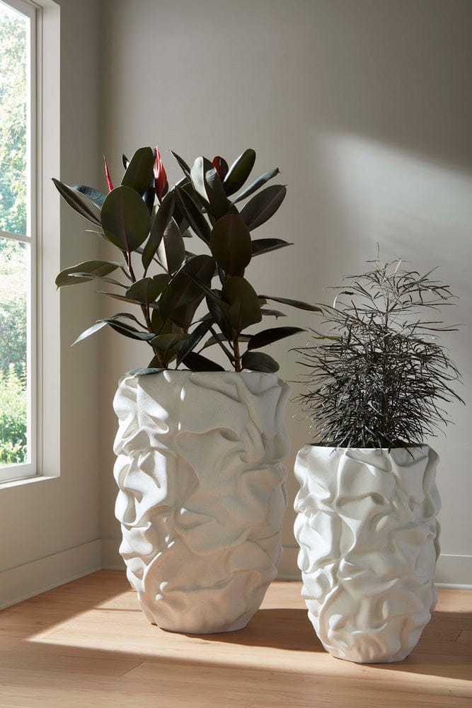 Phillips Collection - Drape Planter, White Stone, SM - PH119409 view 5