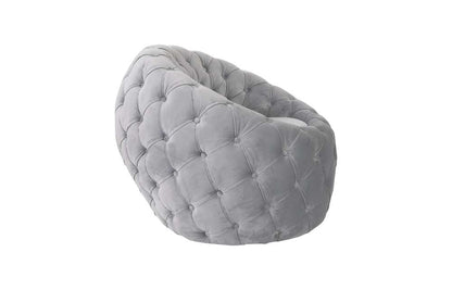 Phillips Collection - Egg Chair, Cool Gray Velvet Fabric - PH103580 veiw 3
