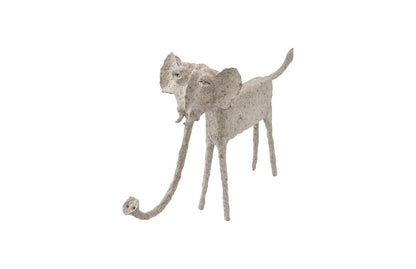 Phillips Collection - Elephant, Sculpted Animal, Trunk Down, Paper Mache - TH68510 view 1
