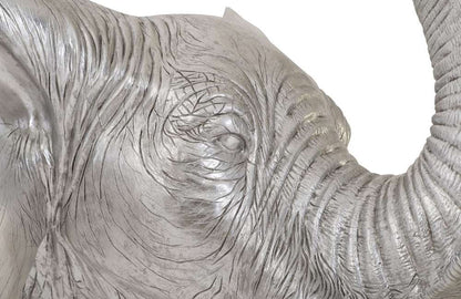 Phillips Collection - Elephant Wall Art, Resin, Silver Leaf - PH93044 veiw 3