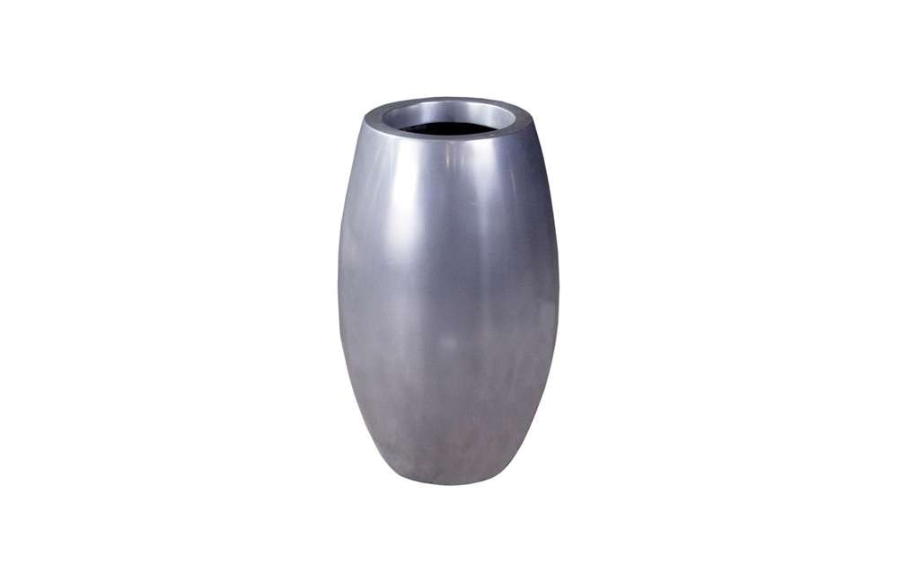 Phillips Collection - Elonga Planter, Polished Aluminum, SM - PH60383 veiw 1