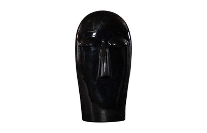 Phillips Collection - Emerging Face Sculpture, Gel Coat Black, Large - PH118785 view 1