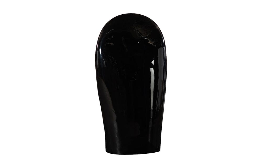 Phillips Collection - Emerging Face Sculpture, Gel Coat Black, Large - PH118785 view 2