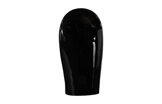 Phillips Collection - Emerging Face Sculpture, Gel Coat Black, Large - PH118785 view 2