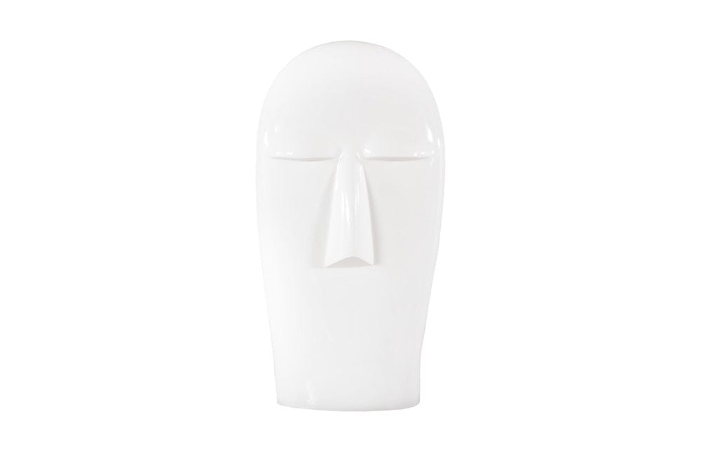 Phillips Collection - Emerging Face Sculpture, Gel Coat White - PH117409 view 1