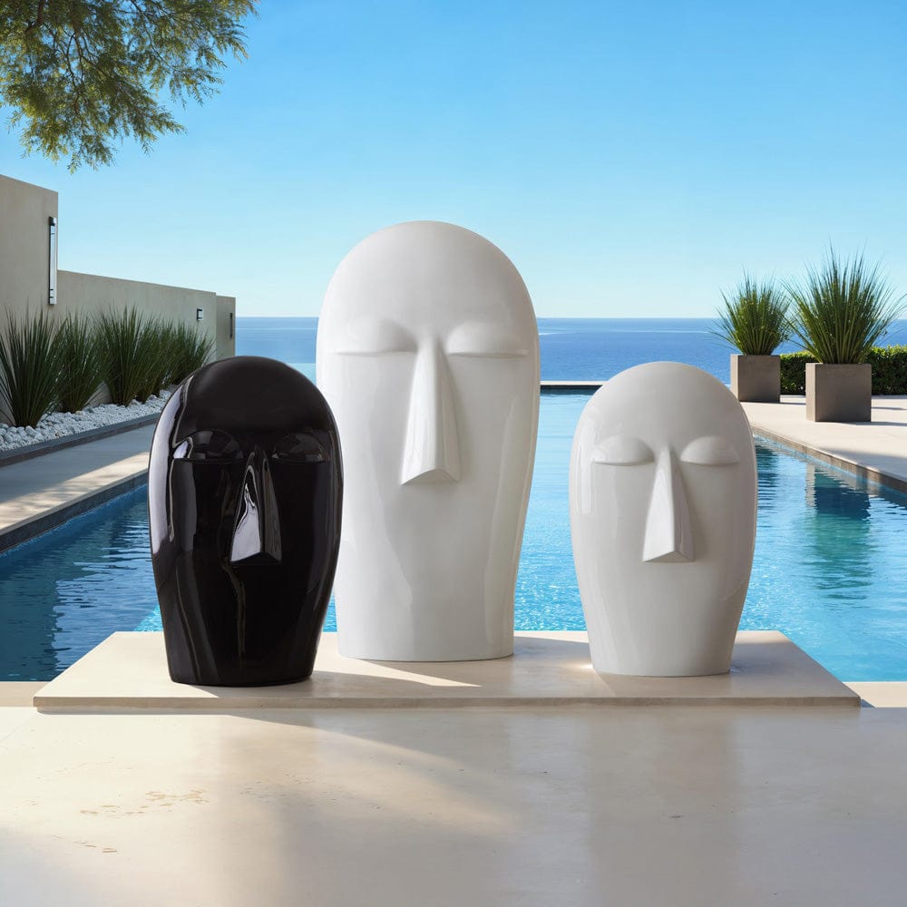 Phillips Collection - Emerging Face Sculpture, Gel Coat White - PH117409 view 6