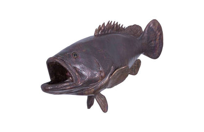 Phillips Collection - Estuary Cod Fish Wall Sculpture, Resin, Copper Patina Finish - PH100656 veiw 2