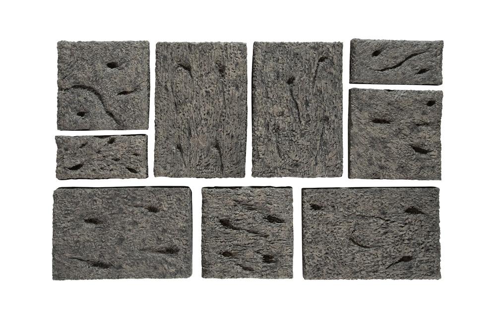 Phillips Collection - Etched Rock Puzzle Wall Tiles, Set of 9 - ID114681 veiw 1