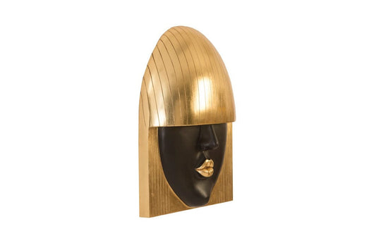 Phillips Collection - Fashion Faces Wall Art, Large, Kiss, Black and Gold Leaf - PH94748 view 2