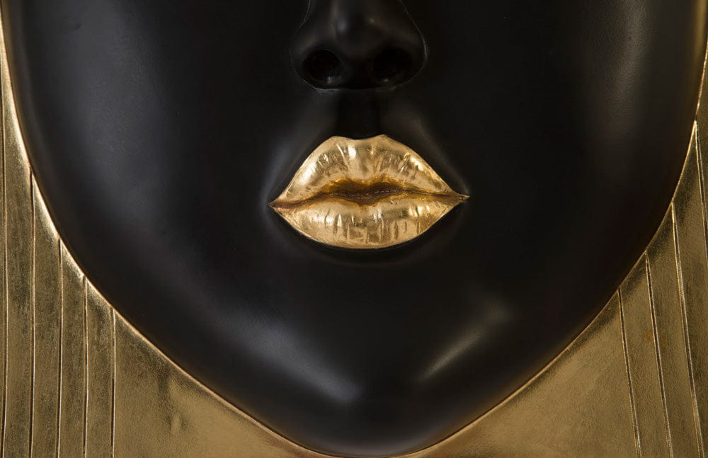Phillips Collection - Fashion Faces Wall Art, Large, Kiss, Black and Gold Leaf - PH94748 view 3