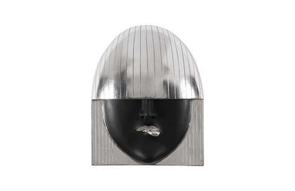 Phillips Collection - Fashion Faces Wall Art, Large, Pout, Black and Silver Leaf - PH109379 veiw 1