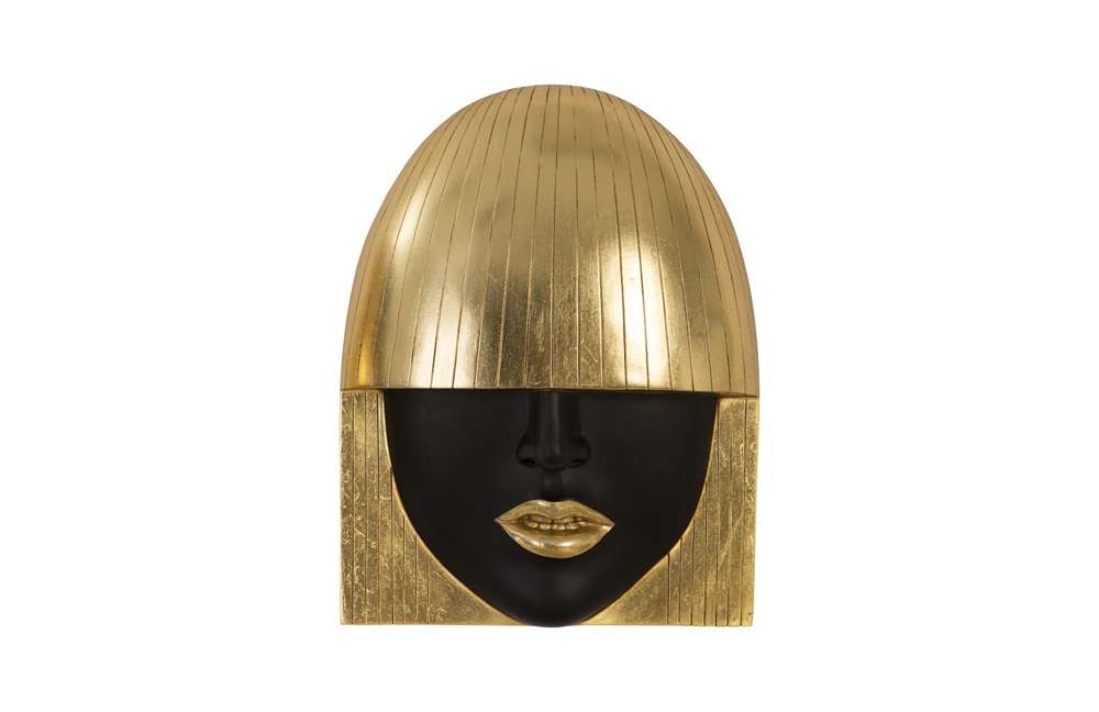 Phillips Collection - Fashion Faces Wall Art, Small, Black and Gold Leaf (Set of 3) - PH90450 veiw 4