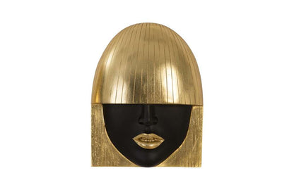 Phillips Collection - Fashion Faces Wall Art, Small, Black and Gold Leaf (Set of 3) - PH90450 veiw 4