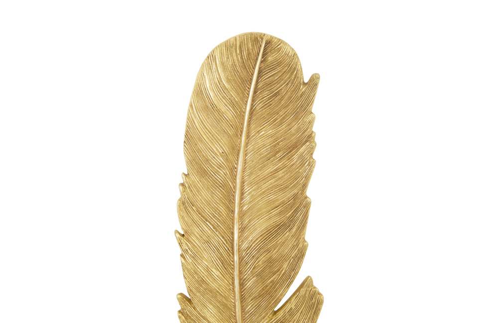 Phillips Collection - Feathers Wall Art, Large, Gold Leaf (Set of 2) - PH95596 veiw 3
