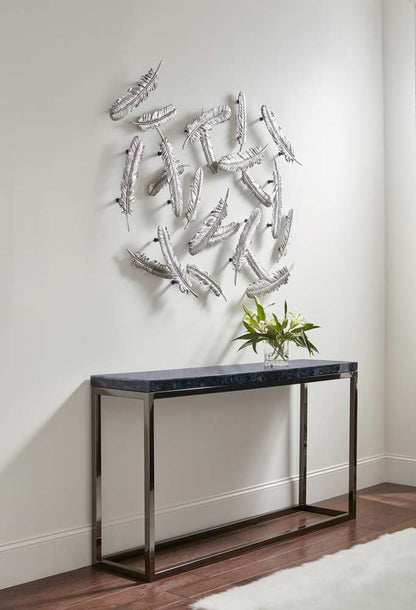 Phillips Collection - Feathers Wall Art, Small, Silver Leaf (Set of 2) - PH79017 veiw 5