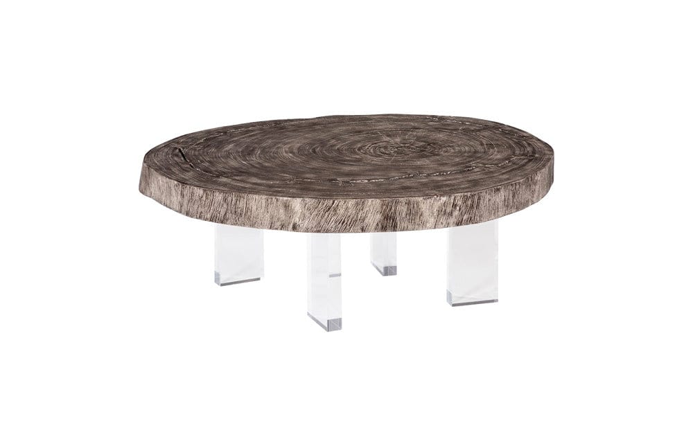 Phillips Collection - Floating Coffee Table On Acrylic Legs, Gray Stone , Size Varies - TH118231 view 1