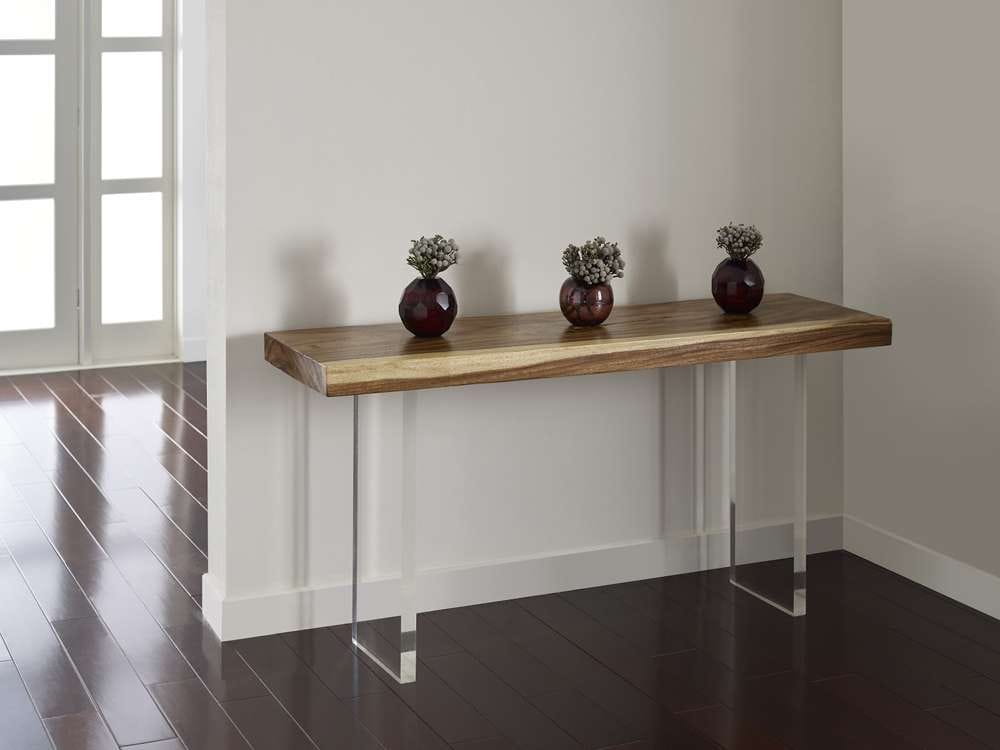 Phillips Collection - Floating Console Table, Acrylic Legs - TH77243 veiw 3