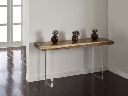 Phillips Collection - Floating Console Table, Acrylic Legs - TH77243 veiw 4