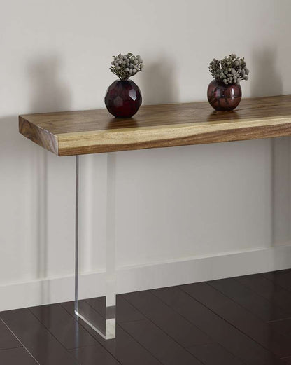 Phillips Collection - Floating Console Table, Acrylic Legs - TH77243 veiw 5