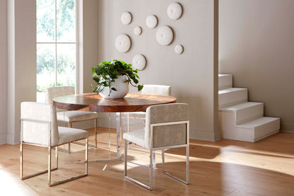 Phillips Collection - Floating Round Dining Table With Acrylic Legs, Natural - TH119068 view 3