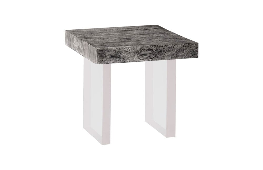 Phillips Collection - Floating Side Table, Gray Stone, Acrylic Legs - TH100572 view 1