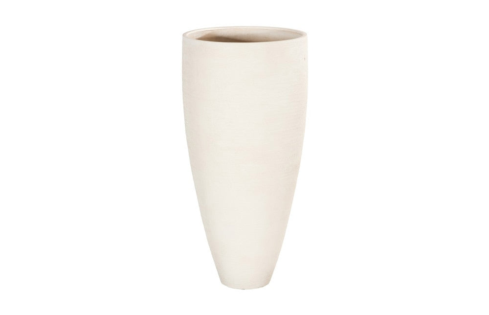 Phillips Collection - Flora Grande Planter, White Stone - PH116323 veiw 1