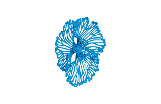 Phillips Collection - Flower Wall Art, Extra Small, Blue, Metal - TH109687 view 2