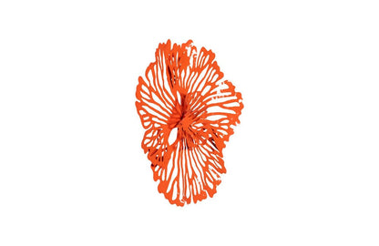 Phillips Collection - Flower Wall Art, Extra Small, Coral, Metal - TH109689 view 2