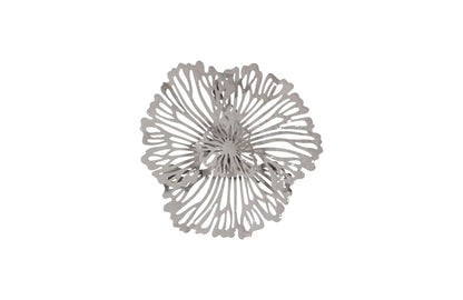 Phillips Collection - Flower Wall Art, Extra Small, Gray, Metal - TH109691 view 1
