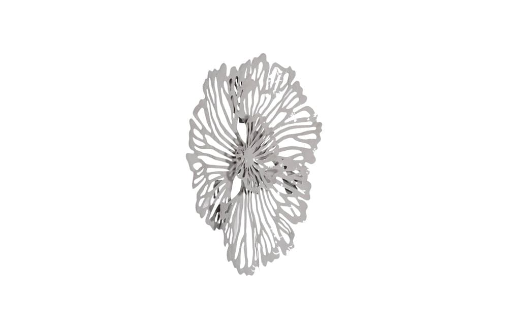 Phillips Collection - Flower Wall Art, Extra Small, Gray, Metal - TH109691 view 2