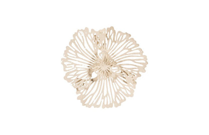 Phillips Collection - Flower Wall Art, Extra Small, Ivory, Metal - TH109686 view 1