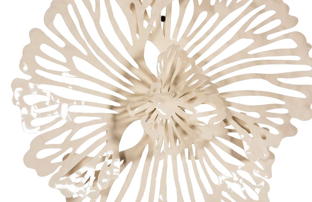 Phillips Collection - Flower Wall Art, Extra Small, Ivory, Metal - TH109686 view 3