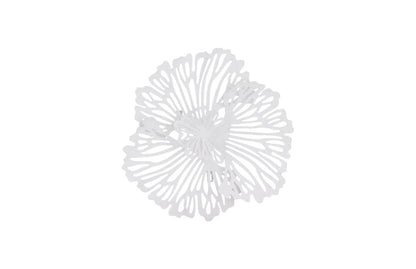 Phillips Collection - Flower Wall Art, Extra Small, White, Metal - TH109685 view 1