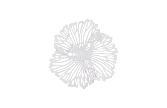 Phillips Collection - Flower Wall Art, Extra Small, White, Metal - TH109685 view 1