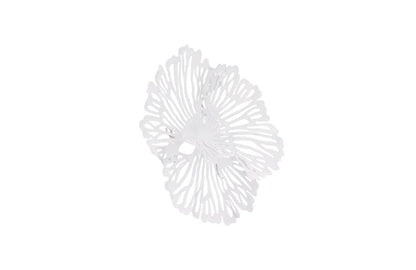 Phillips Collection - Flower Wall Art, Extra Small, White, Metal - TH109685 view 2