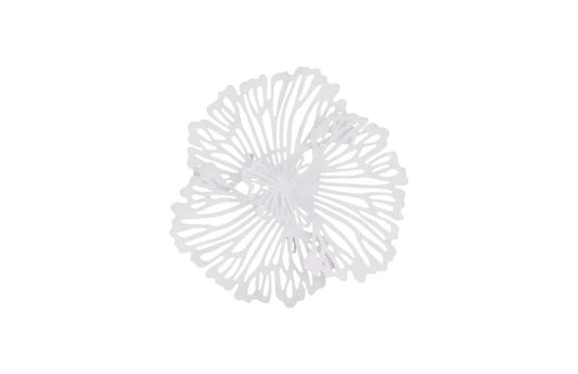 Phillips Collection - Flower Wall Art, Extra Small, White, Metal - TH109685 veiw 1