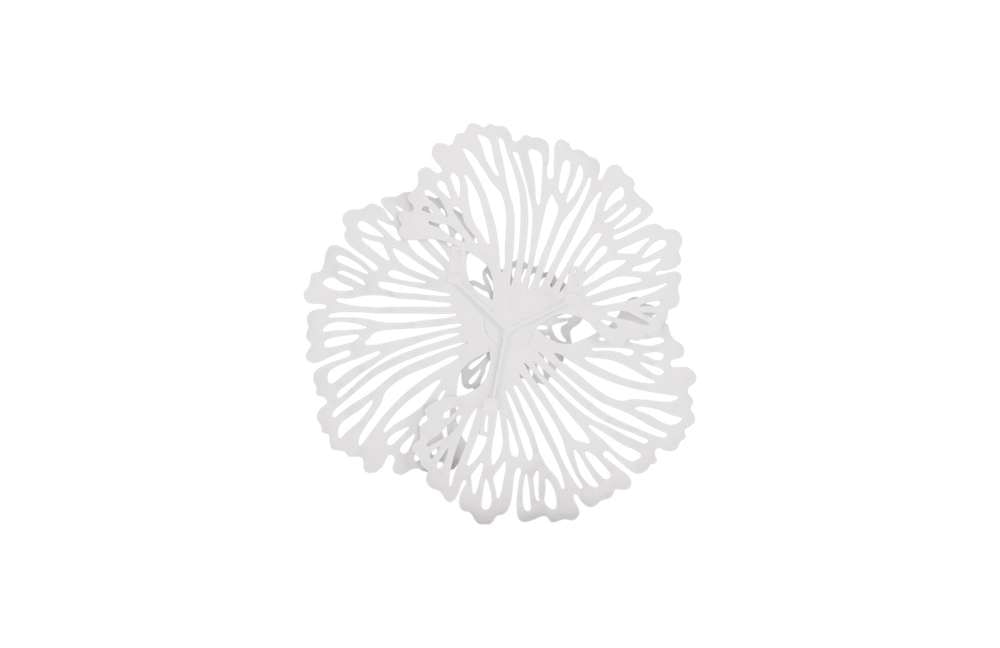 Phillips Collection - Flower Wall Art, Extra Small, White, Metal - TH109685 veiw 3
