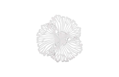 Phillips Collection - Flower Wall Art, Extra Small, White, Metal - TH109685 veiw 3