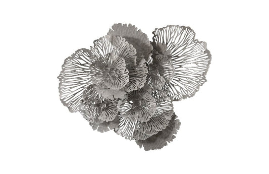 Phillips Collection - Flower Wall Art, Large, Gray, Metal - TH108322 view 1