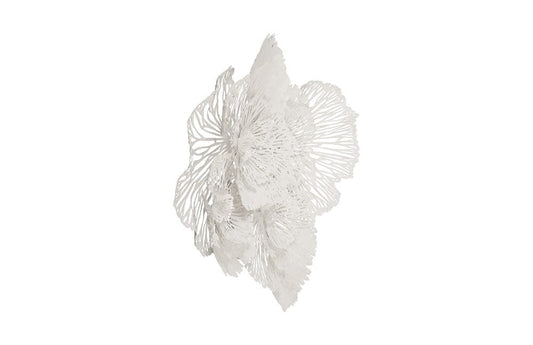 Phillips Collection - Flower Wall Art, Large, White, Metal - TH80000 view 2