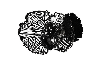 Phillips Collection - Flower Wall Art, Medium, Black, Metal - TH108319 view 1