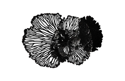 Phillips Collection - Flower Wall Art, Medium, Black, Metal - TH108319 view 1
