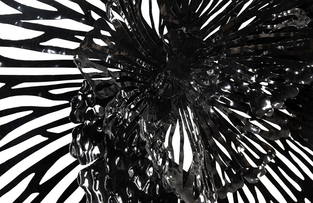 Phillips Collection - Flower Wall Art, Medium, Black, Metal - TH108319 view 3