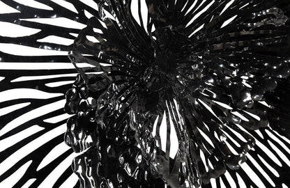 Phillips Collection - Flower Wall Art, Medium, Black, Metal - TH108319 view 3