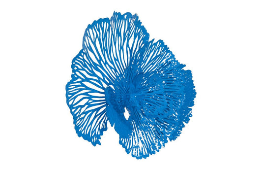 Phillips Collection - Flower Wall Art, Medium, Blue, Metal - TH101836 view 2