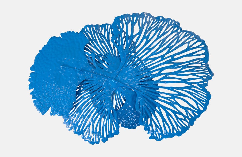 Phillips Collection - Flower Wall Art, Medium, Blue, Metal - TH101836 view 3