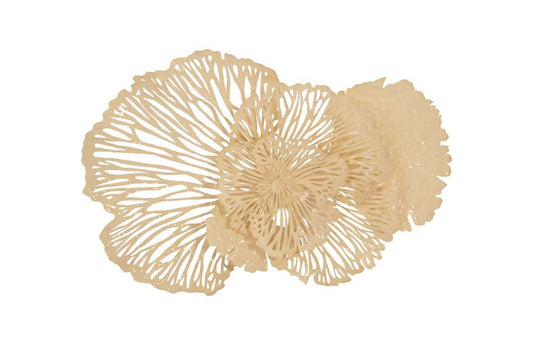 Phillips Collection - Flower Wall Art, Medium, Ivory, Metal - TH83084 veiw 1